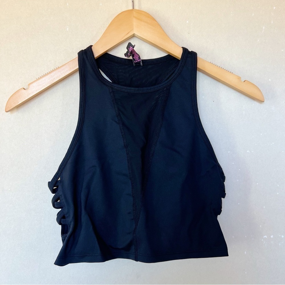 Betsey Johnson Black Athletic Top
